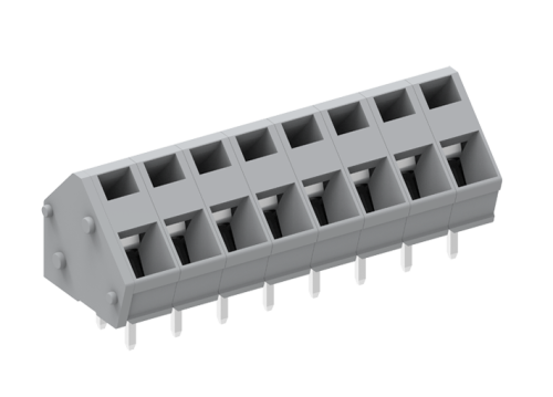 256710 Клемма MCS, 10 конт., шаг 5.00мм, сер., шт | код 256710 | SUPU
