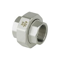 Американка прямая латунь внутр./внутр. резьба 3/4дюйм еврослот никель | код 42254 | RTP