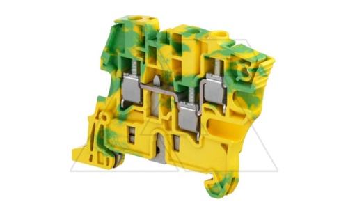 Клемма ZS6-3S-PE/6 винтовой зажим, для заземления, 720А/1с, ж./зеленый | код 50615100 | Entrelec Клемма ZS6-3S-PE/6 винтовой зажим, для заземления, 720А/1с, ж./зеленый | код 50615100 | Entrelec