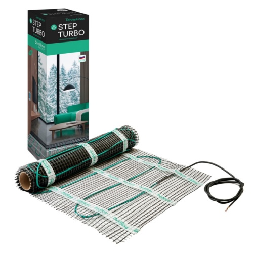 STEP TURBO Мат нагревательный STM200025, 200 Вт/м2, 500 Вт, 2,5 м2 | код STM200025 | Systeme Electric