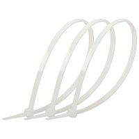 Стяжка кабельная нейлоновая (хомут) 2.5 х 100 мм белая (100 шт/уп) NO-225-146 | код Б0065996 | ЭРА