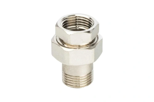 Сгон разъемный ВН 1/2' прямой (американка), никелированный | код BFN-014-102 | Aquadeel