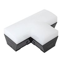 Фигурный коннектор для светодиодных линейных светильников ДБО-T черный 10Вт 4000К IP20 LUMA EKF | код LBL-T-10-B-4000 | EKF