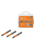 Набор бит PH2x50, односторонних, сталь CrV, Е 1/4, 10 шт., «Гранит» TDM | код SQ1019-0342 | TDM