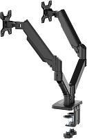 Кронштейн для мониторов ЖК Buro BU-M12 черный 17-32 макс.10кг крепление к столешнице поворот и наклон | код 2006073 | BURO