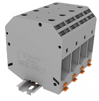 TU150-2-GY Клемма TU 1-1 проходная винтовая, сеч.150мм2, сер., шт | код TU150-2-GY | SUPU