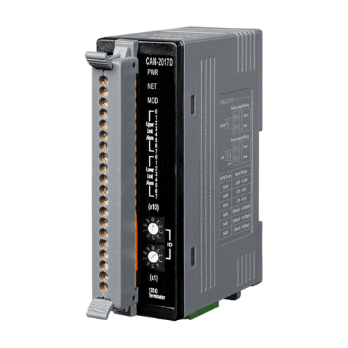 CAN-2017D CR DeviceNet slave module of 8-channel analog inputs | код 00-06077704 | ICP DAS