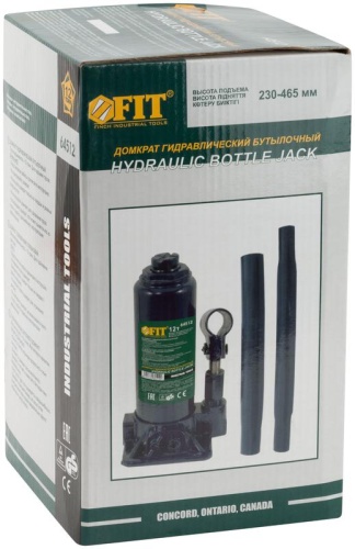 Домкрат гидравлический бутылочный 12 т | код 64512 | FIT фото 3