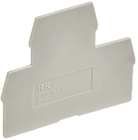 Заглушка для CTS-ML 2 ур. 4мм2 серая IEK | код YCT13-00-2-K03-004-ZGL | IEK