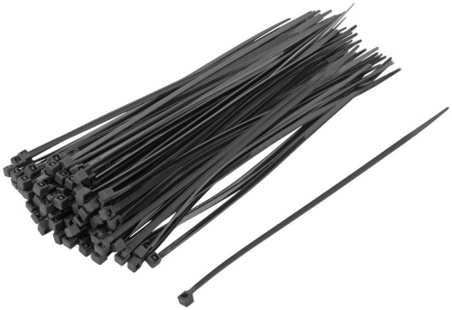 Хомуты нейлоновые, черные для проводов 100шт., 150х2,5мм | код 60390 | FIT фото 2 Хомуты нейлоновые, черные для проводов 100шт., 150х2,5мм | код 60390 | FIT фото 2