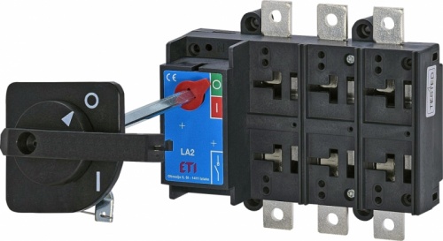 Разъединитель нагрузки с выносной рукояткой LA2/D 250A 3P | код 004663410 | ETI Разъединитель нагрузки с выносной рукояткой LA2/D 250A 3P | код 004663410 | ETI