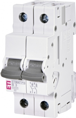 Авт. выключатель ETIMAT P10 2p B3 | код 1901205 | ETI Авт. выключатель ETIMAT P10 2p B3 | код 1901205 | ETI