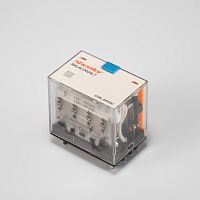 Реле сер. RKL, 4CO, встав., 220VDC, с свет. диод., тест. кноп. | код RKL4CO220LT | Shenler
