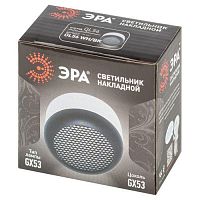 Светильник настенно-потолочный спот OL56 WH/BK под лампу GX53 белый/черный IP20 | код Б0061881 | ЭРА