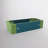 Передние панели цоколя для щита EC 1200x100мм, 2шт с монт. компл RAL5020 | код ECZP1200 | ETA