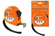 Рулетка, длина 5 м, стальная лента, ширина 19 мм, пластиковый корпус, Гранит TDM | код SQ1018-0102 | TDM