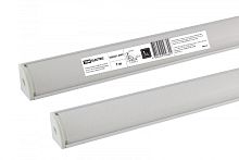 Алюминиевый профиль угловой 1616 (1 м), матовый рассеиватель, 2 заглушки, 2 крепежа TDM | код SQ0331-0487 | TDM