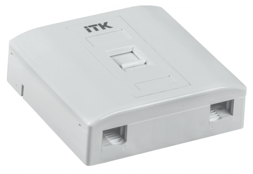 ITK Розетка мультимедиа настенная 2 порта SC/LC и 1 порт KJ | код CS2-MSCLC-32 | ITK by IEK
