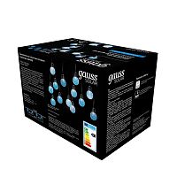 Гирлянда садовая на солнечной батарее 10 LED ламп Большие Шары Белый свет Solar Gauss | код GS033 | GAUSS