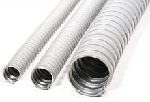 Металлорукав в ПВХ изоляции МРПИ НГ 22 (50 м/уп.) серый ГОФРОМАТИК (ЗЭТАРУС) | код zeta41922 | ГОФРОМАТИК