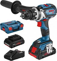 Дрель-шуруповерт Bosch GSR 18V-110 аккум. патрон:быстрозажимной (кейс в комплекте) (06019G010C) | код 2054115 | BOSCH