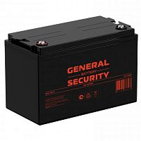 GSLG100-12 Аккумуляторная батарея выполненная по гелевой технологии (GEL), напряжение: 12В, ёмкость: 100Ач, клеммы типа: F18, под болт М8, Размеры ДШВ: 330х171х220мм, вес: 32кг. Срок службы: до 12 лет. | код GSLG100-12 | GENERAL SECURITY Се