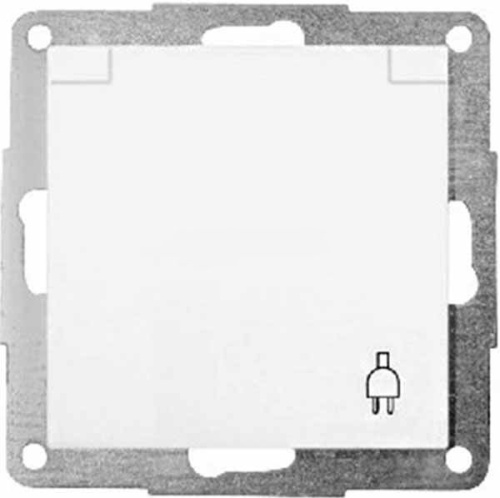 РОЗЕТКА с/заз.с крышк.б/рамки OPTIMA | код 12001302 | POLO