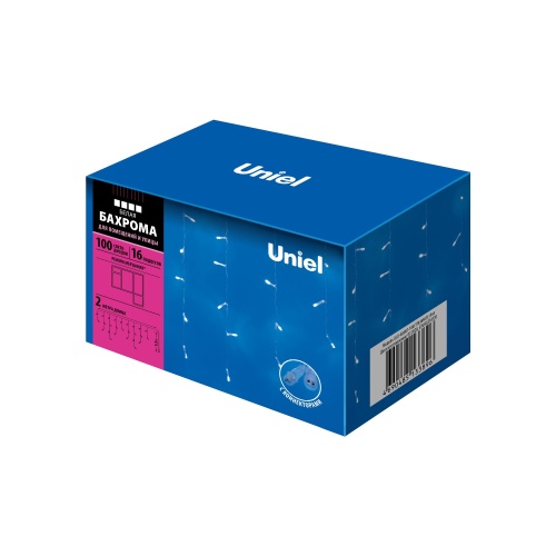 Бахрома LED с эффектом мерцания ULD-B2007-100/TTK WHITE IP44 2м соедин. 100 диодов бел. свет провод прозр. Uniel UL-00007209 Бахрома LED с эффектом мерцания ULD-B2007-100/TTK WHITE IP44 2м соедин. 100 диодов бел. свет провод прозр. Uniel UL-00007209
