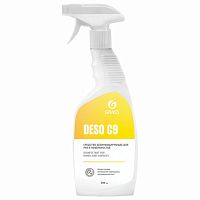 Антисептик для рук и поверхностей спиртосодержащий (70%) с распылителем 600 мл GRASS DESO C9, дезинфицирующий, жидкость, 550023 | код 606811 | GRASS