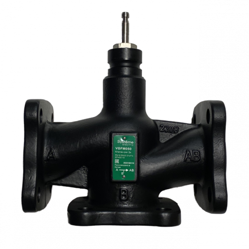 Клапан регулирующий 3-ход смес фланц PN16 DN25 7,5м?/ч -20…+130°С | код VGFM025 | Systeme Electric