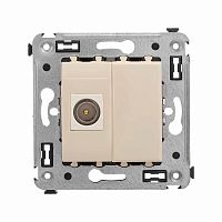 Розетка телевизионная одиночная TV СП Avanti "Ванильная дымка" | код. 4405503 | DKC