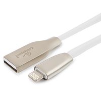 Кабель Cablexpert для Apple CC-G-APUSB01W-0.5M, AM/Lightning, серия Gold, длина 0.5м, белый, блистер | код CC-G-APUSB01W-0.5M | Cablexpert