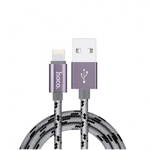 Кабель USB 2.0 hoco X2 текстильная оплетка, AM/Lightning M, матовый, 1м | код 6957531032168 | Hoco Кабель USB 2.0 hoco X2 текстильная оплетка, AM/Lightning M, матовый, 1м | код 6957531032168 | Hoco