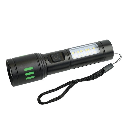 Фонарь светодиодный аккумуляторный TYPE-C ZOOM алюминий | код 51619 | Feron