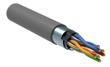 ITK Витая пара F/UTP 5E 4х2х0,52 PVC серый (305м) РФ/С | код LC1-C5E04-311-S-P-R | ITK by IEK