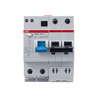 Выключатель автоматический дифференциальный (АВДТ) DS202 2п 25А 30мА С AC | код DS202 AC-C25/0,03 | ABB