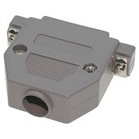 Корпус к разъёму D-SUB RUICHI PLASTIC CASE (DP-25C), пластик | код 107613 | Ruichi