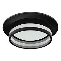 Светильник ДВО-15w GX53 без лампы черный | код 51090 | Feron