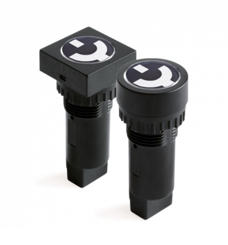 Индикатор положения выключателя, винт. подкл., уст.размер 22/30, квад., жёлт., 24В, | код AP4S23DY24 | DKC