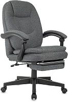 Кресло руководителя Бюрократ CH-868MSG-F серый 3C1 крестов. пластик подст.для ног пластик черный | код 1998751 | БЮРОКРАТ