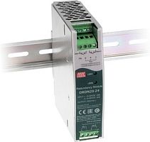 Модуль резервного питания, 2 входа 36…60В/20А, выход 48В/20А,на DIN рейку 32х125.2х102мм, -40...+80С | код DRDN20-48 | MeanWell