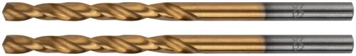 Сверла HSS по металлу, титановое покрытие, в блистере 4.0 мм (2 шт) | код 34340 | FIT фото 5
