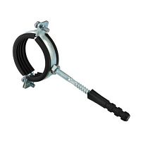 Кронштейн стальной с резиновым уплотнением 1" (32-37мм) | код. RUS.833.06 | VALTEC