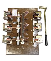 Переключатель ПБ-34 П У3, 400А, 380В, гетинаксовое основание, правая боковая рукоятка, IP00, с дугогасительными камерами, переключатель (ЭТ) | код ET522285 | Электротехник