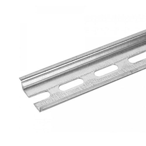DIN-рейка L-100 мм перфорированная оцинкованная (0,8 мм) (10 шт/уп) Промрукав | код PR08.6002 | ПРОМРУКАВ DIN-рейка L-100 мм перфорированная оцинкованная (0,8 мм) (10 шт/уп) Промрукав | код PR08.6002 | ПРОМРУКАВ