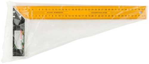 Угольник столярный желтый усиленный 400 мм | код 19440 | FIT фото 3