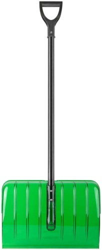 Лопата для уборки снега Профи поликарбонатная, алюминиевый черенок, большая 520х375х1350 мм | код 68115 | FIT фото 3