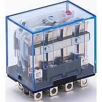 промежуточное Реле 4 конт. с инд. LED 10А 220В AC ПР-102 | код. 23210DEK | DEKraft