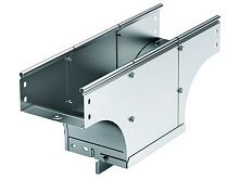 Ответвитель TDS T-образный вертикальный ун. осн.150 H100 в комплекте с крепежными элементами и соединительными пластинами, необходим | код 37173KHDZ | DKC