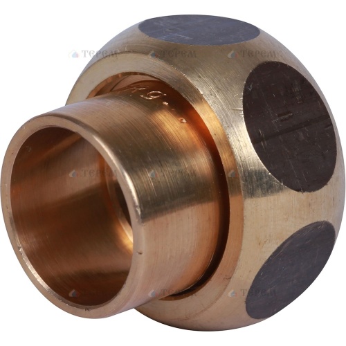 Соединение разъемное с плоским уплотнением бронза пайка ВР 18 х 3/4' (143591834) | код RG008TBBUAQ82K | Sanha